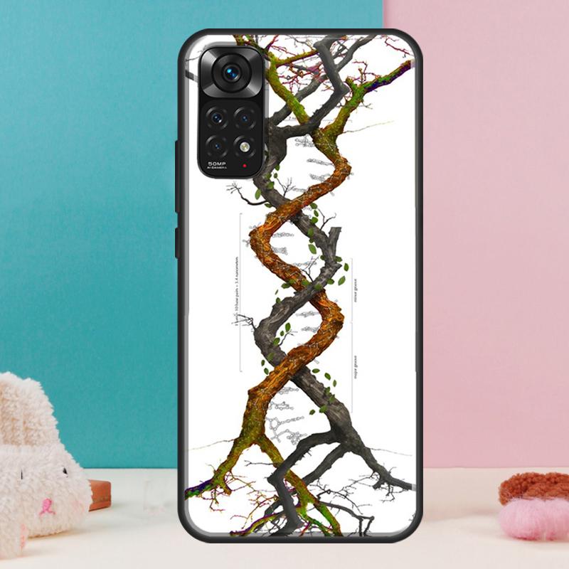 Наука ДНК Химия Чехол Для Xiaomi Redmi Note 14 13 12 Pro 11 9 10 9S 10S 11S 12S Redmi 14C 13C 10C 12C Обложка
