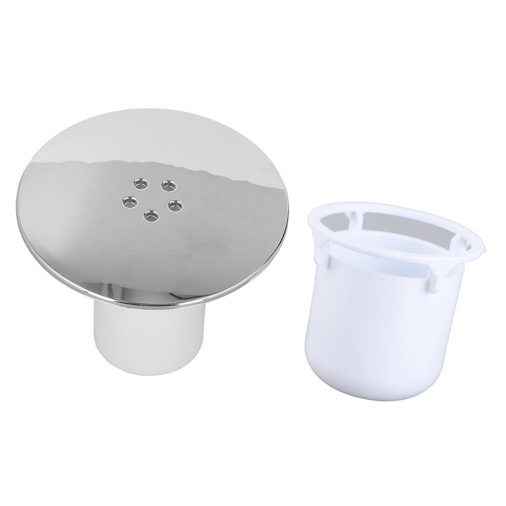 Shower Drain Cover Tray Waste Trap Plug Hole Cover Replacement Chromate Treatment Fast Flow