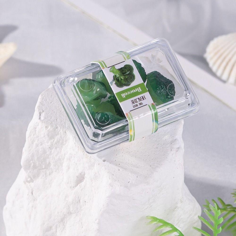 Clear Box Dollhouse Vegetable Model Simulated Design Simulated Food Dolls House Accessories Gift