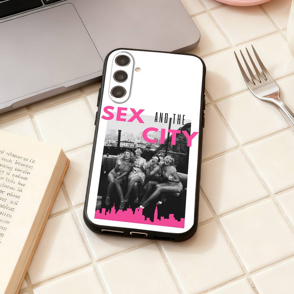 Sex And The City phone Case For Samsung Galaxy A73,A72,A71,A70,A53,A52,A51,Others Soft Black Shell