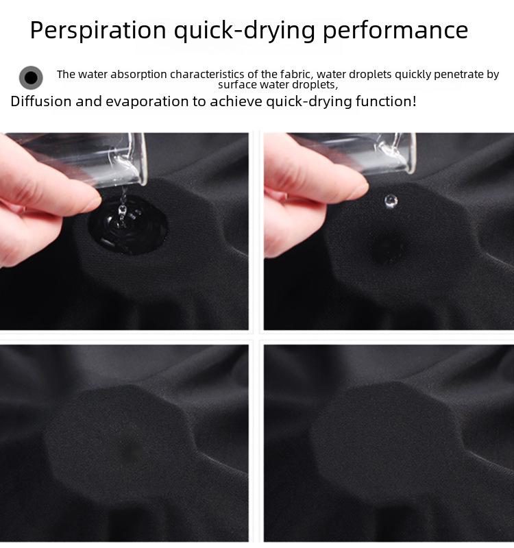 Мужская быстросохнущая компрессионная спортивная футболка с коротким рукавом — высокоэластичная, дышащая для баскетбола и фитнес-тренировок