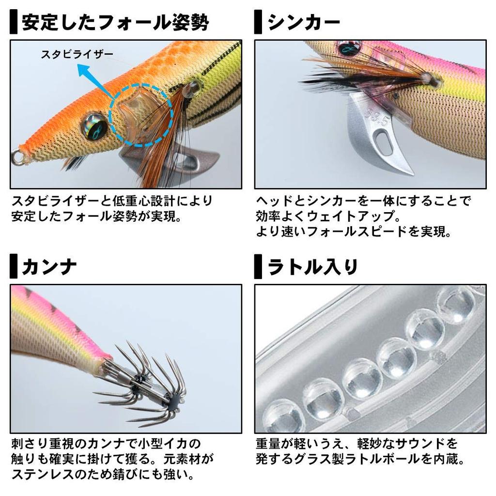 Daiwa Emeraldas Stay Type S RV Bone Lure 3.5 Gold-Pink