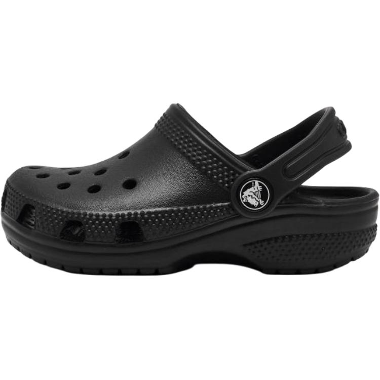 Crocs Классические клоги Модные Удобные Нескользящие Прочные Низкие Детские туфли Клоги для малышей Черные 206990-001