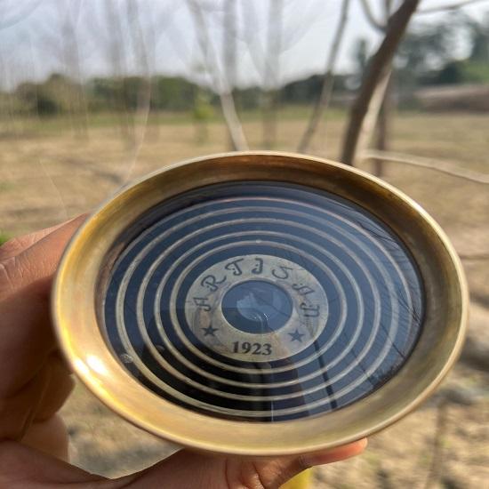 Brass Telescope Premium Handcrafted Leather Cover Engraved Isaiah 40:26 Cm  Stargazing Gift Astronomy Decor Gift For Him