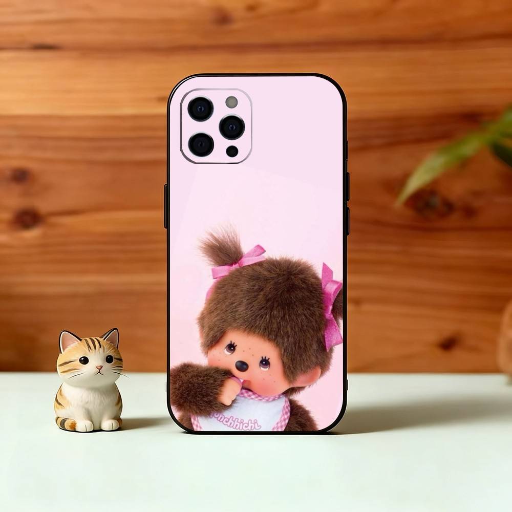 C-Cute M-monchhichis-s Phone Case Silicone Soft For IPhone 17 16 15 14 13 12 11 X XR Plus Pro Max Plus