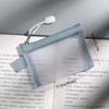 Change Storage Bag Mesh Zipper Bag Cosmetic Bag Small Item Bag Clear Mesh Bag Card Bag Data Cable Storage Bag