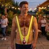 Themed Party Shirt Men Chest Hair Toupee T-Shirt, Funny Muscle with False Hair, Six Bachelor T-shirt Pack Ugly Tee, Loose Fit for Carnivals
