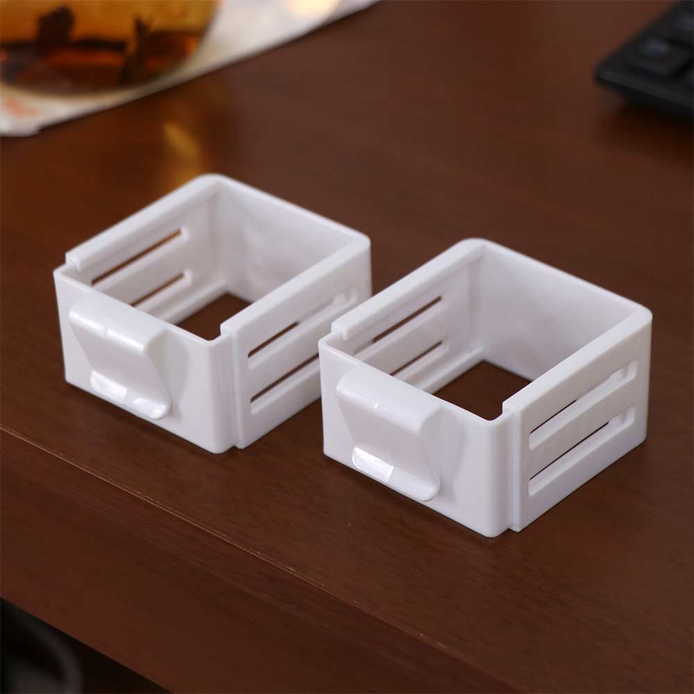 2PCS Adjustable Retractable Fridge Storage Box Hanging Fridge Storage Container for Home