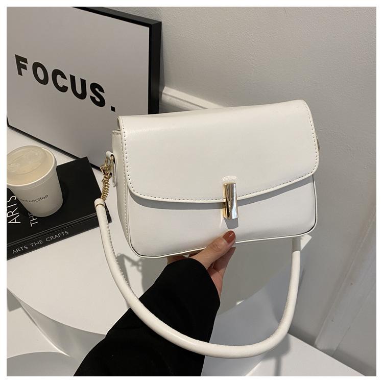 Простая однотонная зимняя ретро-текстура, модная дорожная сумка через плечо для женщин