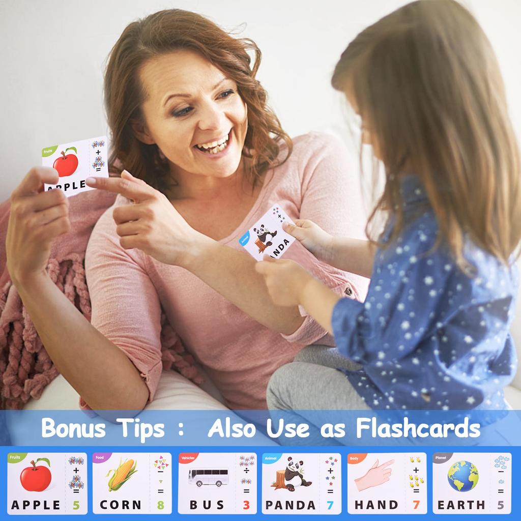 Educational Alphabet Spelling Number Matching Memory Game Interactive Parent-Child Learning Toy for Kids English Letter Board