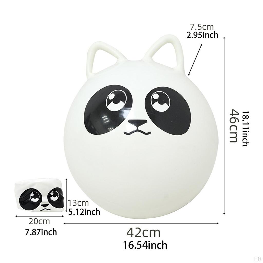 Мяч для прыжков, надувной, мультяшный, для детей, упражнения, диаметр 42 см, милая детская игрушка