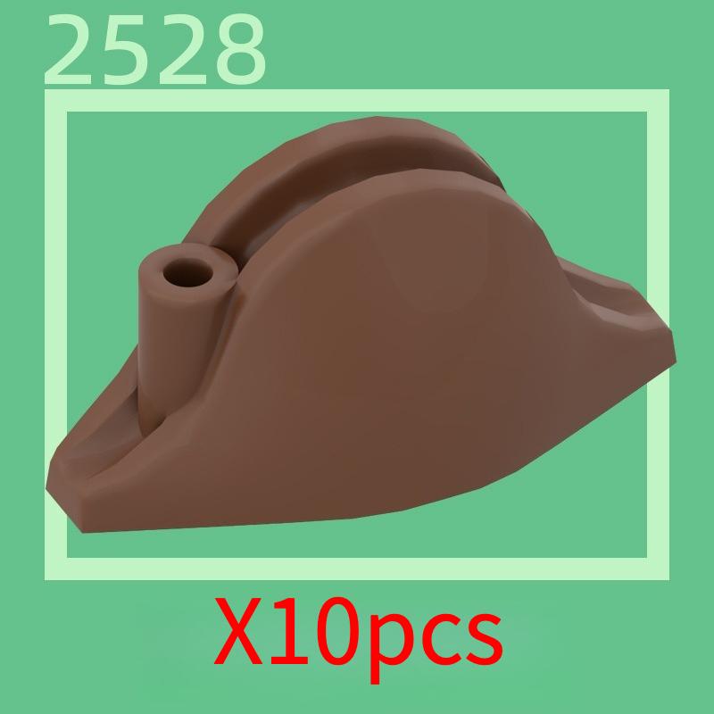 MOC Medieval Knights Building Blocks Solider Figures Accessories Wizard Farmer Craftsman Hat Cloak Mask Fire Spear Sword Bricks