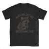 Unisex Hang On Let Me Overthink This Fun Raccoon Sarcastic  T Shirt  100 Cotton Tops Short Sleeve Round Collar Tees Adult TShirt
