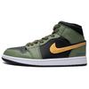 Air Jordan 1 Thermal Coverage Mid top Винтажные Баскетбольные Кроссовки Мужские Зеленые DQ8426-154(Team98-)