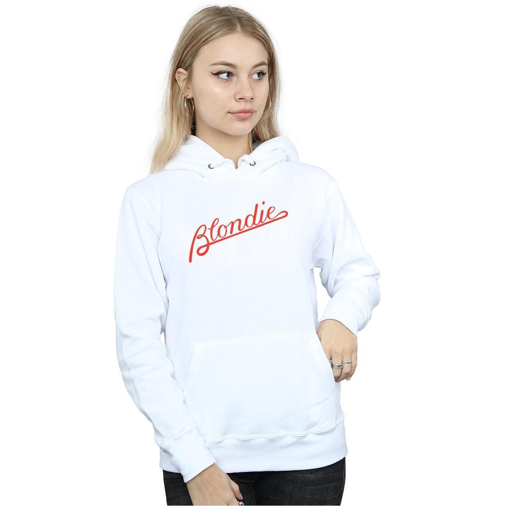 Blondie Womens/Ladies Lines Logo Hoodie