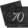 Блестящие салфетки к 70-летию (Упаковка из 16 шт.)