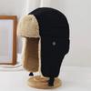 Windproof Ear Protective Hat Thickened Lei Feng Cap Simple Winter Plush Hat  Men