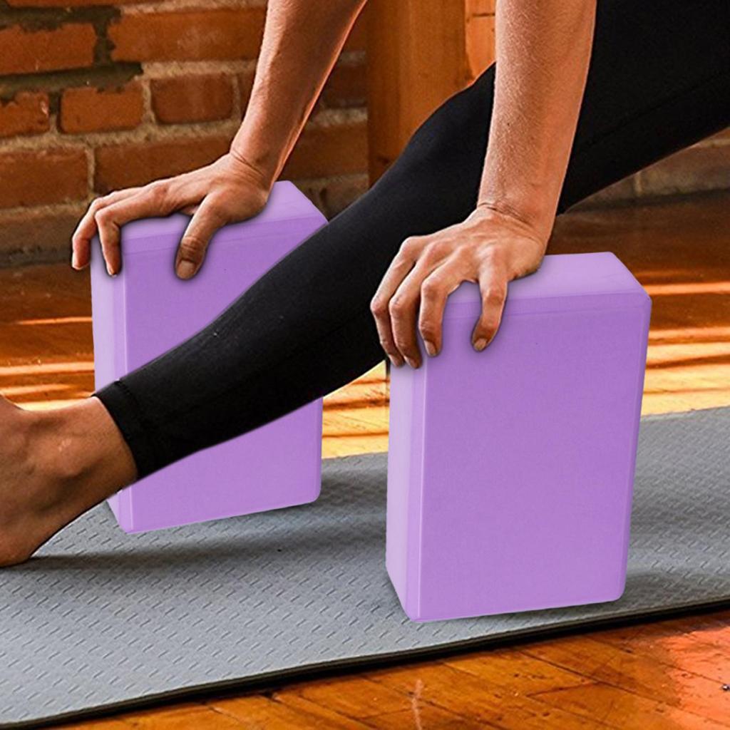 High Density EVA Yoga Block Brick Foaming Foam Home Exercise Fitness Health Gym Practice Tool