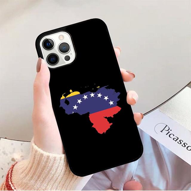 Чехол для телефона Флаг и Герб Венесуэлы для iPhone 17 Air 16 16e 15 Plus для Apple 13 11 12 14 Pro Max Чехол coque fundas