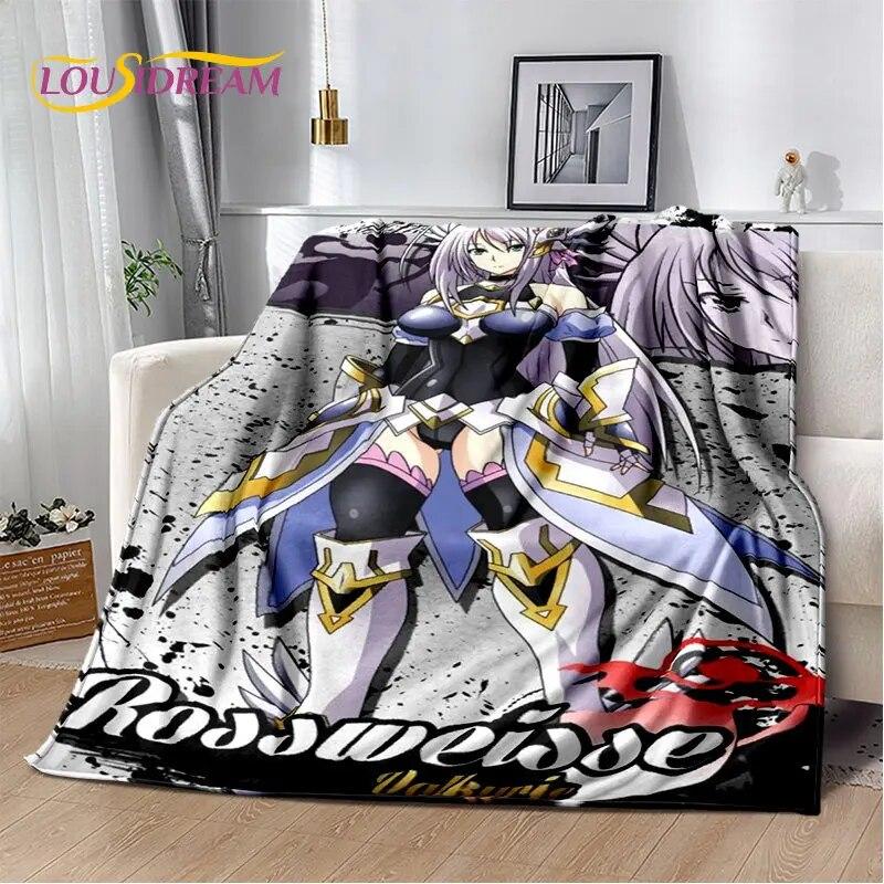 Мягкое плюшевое одеяло для средней школы D×D в стиле аниме для сексуальных девушек, фланелевое одеяло, одеяло для гостиной, спальни, кровати, дивана, чехол для пикника