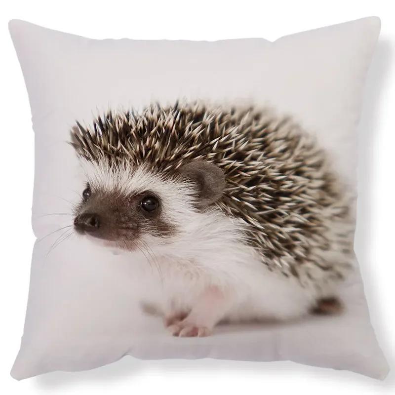 Дом Гостиная Наволочки Милый Дизайн Маленького Ежика Украшение Диван Держит Наволочку 45*45см