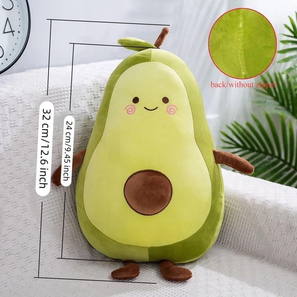 32/50/60cm Stuffed Fruit Avocado Doll Sleeping Plush Toy Soft Sleeping Pillow  Girl