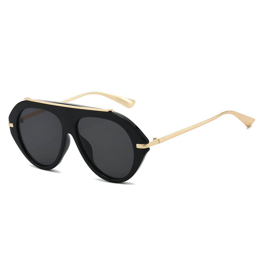 Stylish Oversized Sunglasses Unisex Retro Street Style Shades Outdoor Travel UV Protection Eyewear UV400 Classic Driving Glasses