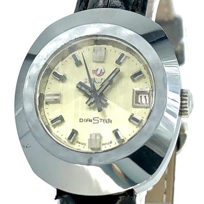 Хорошо работает RADO DIASTAR Автоматические Швейцарские Из твердого металла Корпус Циферблат цвета шампанского золота Дата Новый Ремешок Aftermarket Женские часы 3 стрелки