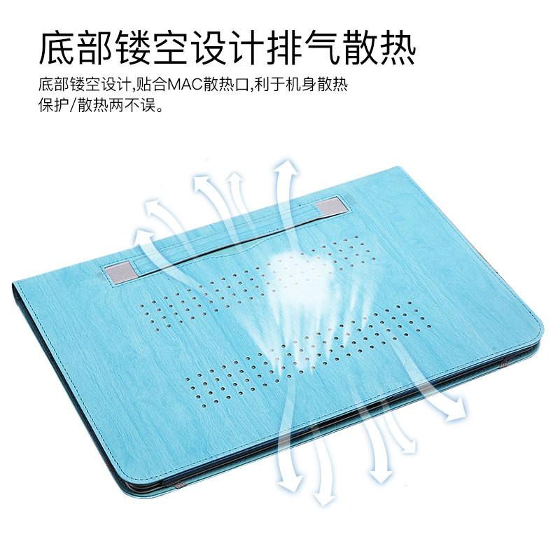 Тонкий чехол-конверт из ТПУ для ноутбука MacBook Air 13 дюймов Pro, противоударный, дизайн под дерево