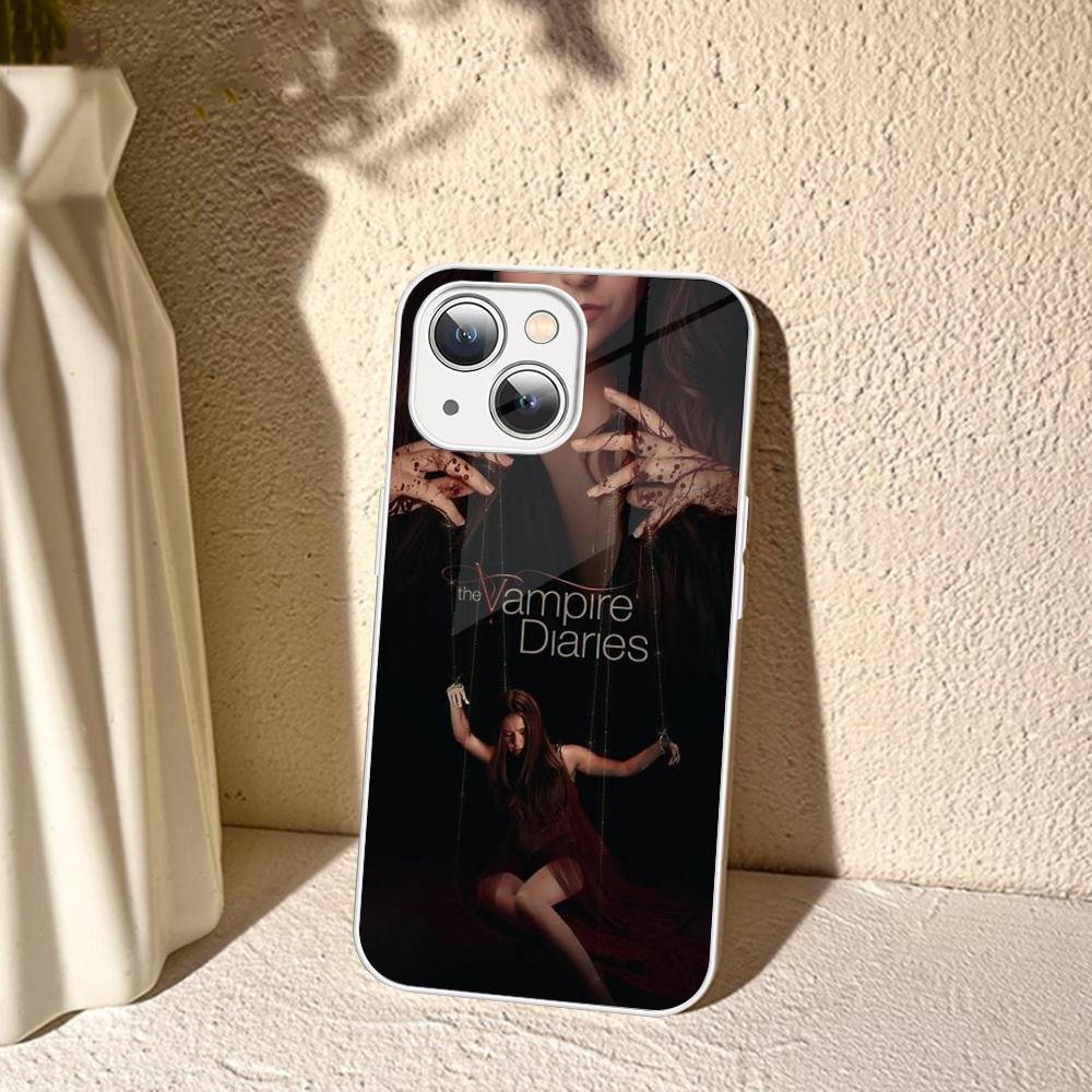 Чехол для телефона из американского фильма «Дневники вампира» для IPhone 14 13 12 Mini 11 Pro XS Max X XR 14 Plus, защитное стекло