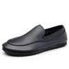 Fashion Fashion Men Flat Designer Minimalist Shoe Genuine Leather Business Dress Loafers Summer Slip On Ultra-light Driving Walking Shoe
