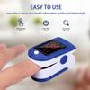 Fingertip Pulse Oximeter Blood Oxygen Saturation Detector Pulse Rate Monitor Portable Oximeter with Fingertip Puls Rate Monitor Portable Oximeter With
