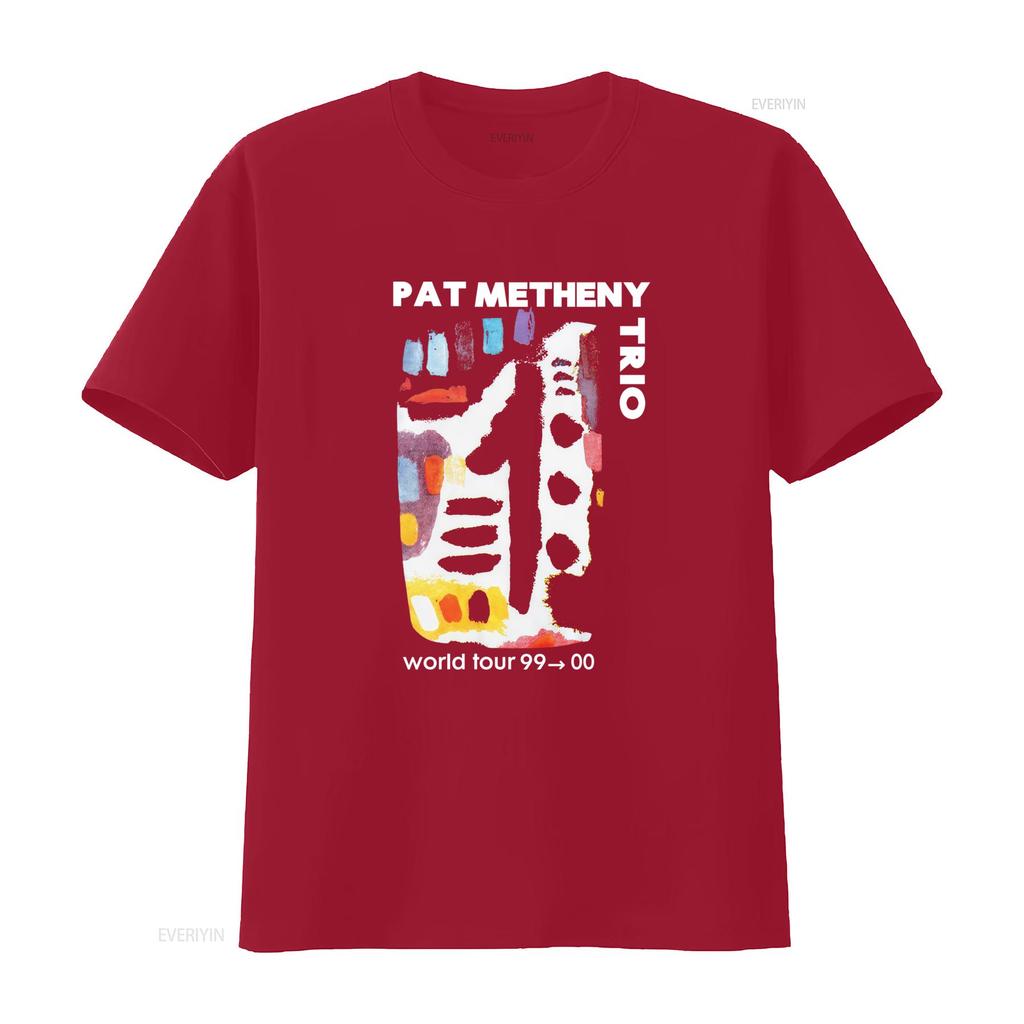 Vintage 1999 Pat Metheny Trio World Tour 99 00 T Shirt vintage Washed Breathable Soft Stylish homme Versatile graphic