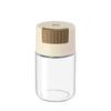 Glass Salt Shaker with Moisture Resistant Seal Easy Refill Transparent Design Food Grade Seasoning Jar