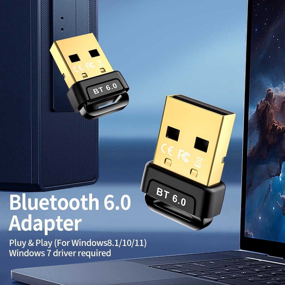 USB Bluetooth 6.0 Адаптер Аудио USB Приемник Передатчик Для ПК Ноутбука Беспроводной USB Адаптер для Клавиатуры/Мыши/Наушников/Динамика