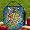 Alan Beckers Lunch Bag For Girls Custom Lunch Box Retro Travel Cooler Bag Convenient Oxford Tote Food Bags