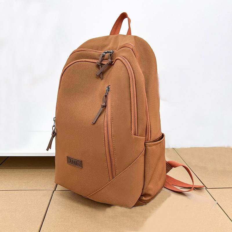 Neutral Style Backpack For Men And Women, Suitable For Students For School And Travel. Made Of Denim Material.