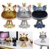 Resin Big Mouth Lucky Cat Figurine Key Holder Bowl Decorative Statue for Candy Snacks Organizer Home Office Table Decor