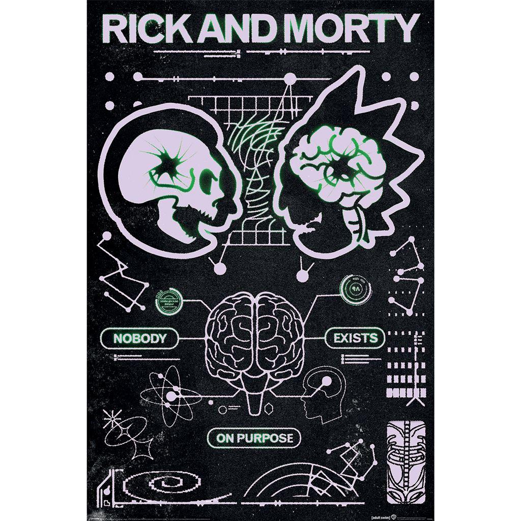 Rick And Morty Классический макси-постер