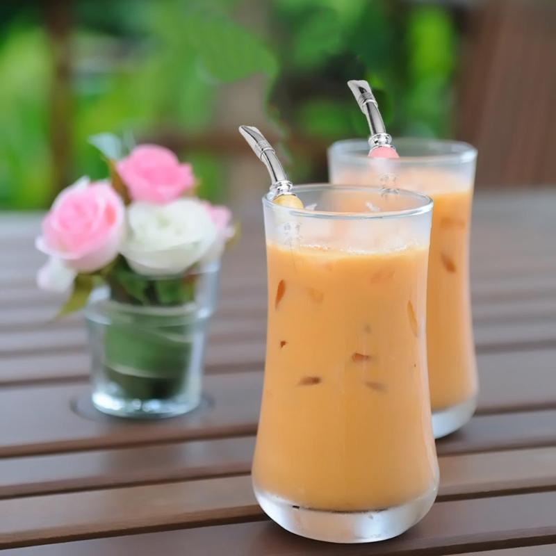 Соломинка из нержавеющей стали, ложка, чайный фильтр, соломинки Yerba Mate, многоразовый чайный инструмент Bombilla Gourd
