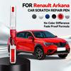 Для Renault Arkana 2021-2025 CMF-B Ремонтный маркер для краски Подкраска Удаление царапин Сделай сам Автоаксессуары Черный Белый Оранжевый Синий Серый