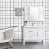 24 pieces imitation marble tile paste, imitation tile wall stickers, decorative wall accents