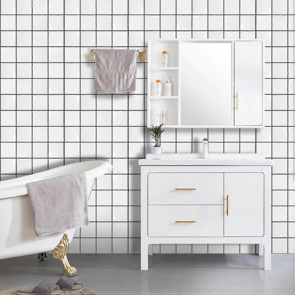 24 pieces imitation marble tile paste, imitation tile wall stickers, decorative wall accents