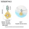 Charms Copper Fit Charms 3Mm Original Bracelet Womens Sunflower Bead Under The Moon Pendant Diy Fine Jewelry Gift New In