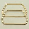 Hexagonal Trapezoid Metal Handle For Handbags Luggage Hardware Diy Bag Accessory