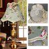 Table Fringe Beads Lamp Cover E27 Cloth Pearl Tassel Table Lamp Shade Bedroom Wall European Style