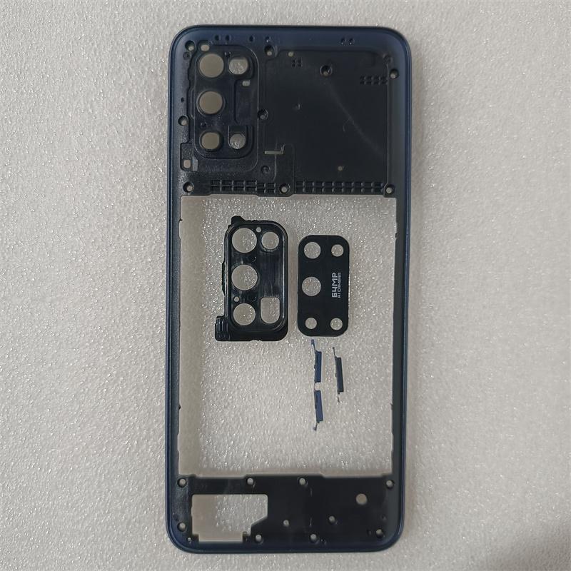 For Oppo Realme 7 Pro Full Housing Case Middle Frame Cover+Battery Back Cover Rear Cover+Camera Lens
