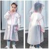 Raincoat Kids 1-10 Years Boys Girls Rain Jackets Cartoon Rain Coat Outfits Transparent Rainwear Baby Waterproof Child Clothes