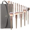 15PCS Makeup Brush Complete Set of Super Soft Large Powder Blusher Foundation Make-up Beauty Tools