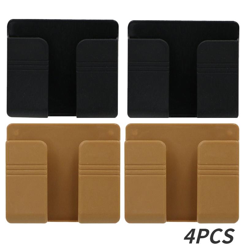 4/2/1 шт. Многофункциональный настенный ящик для хранения без отверстий, органайзер для пульта дистанционного управления телевизором, держатель для зарядки мобильного телефона